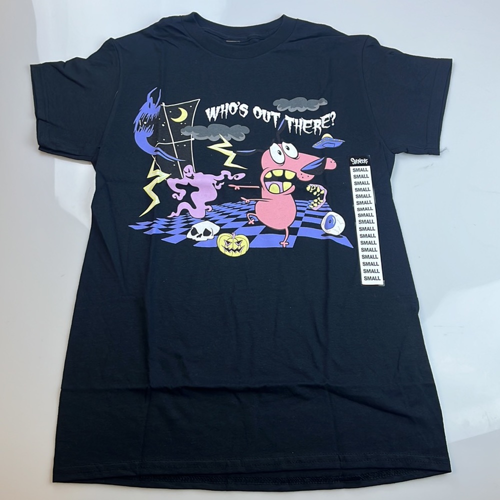Spencer’s Who's Out There T Shirt - Courage the Cowardly Dog S42 - Picture 5 of 5